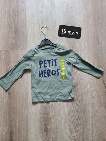 Tee-shirt manche longue 18 mois