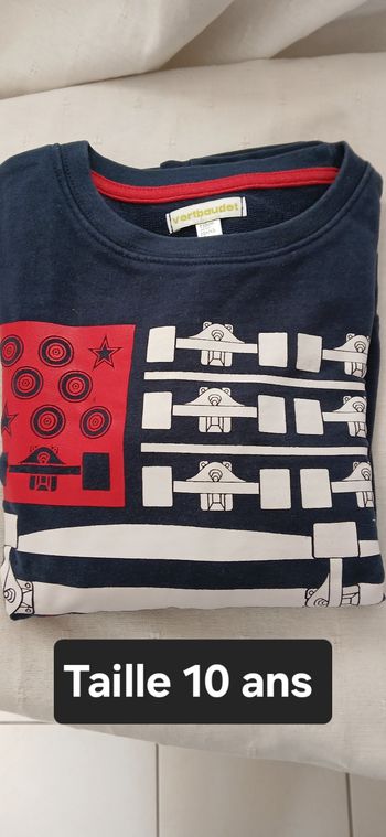 Swett garçon Taille 10 ans marque vertbaudet