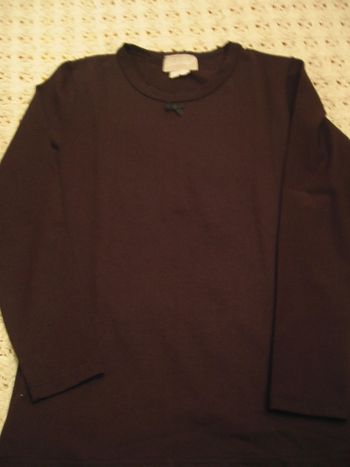 Tee shirt manches longues noir taille 38