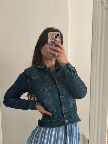 Veste en jean cintrée – taille S