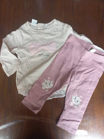 Ensemble "marie" 12 mois disney baby