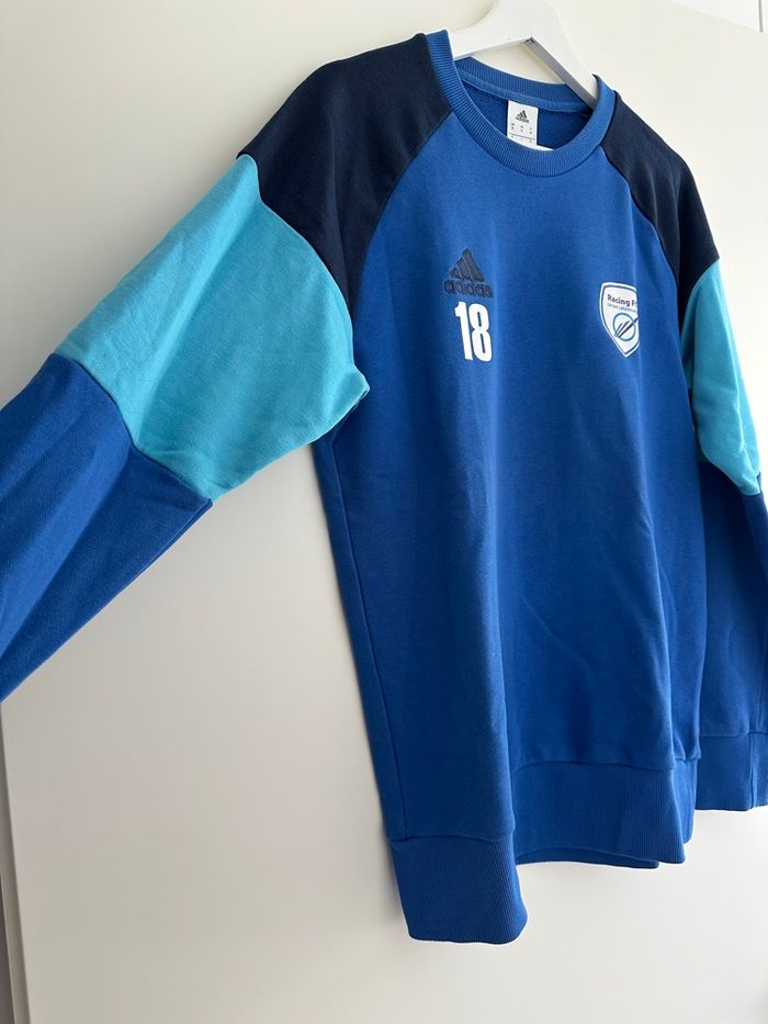 Pull adidas bleu taille M - photo numéro 6