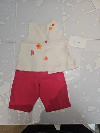 Ensemble lin été fille 18 mois