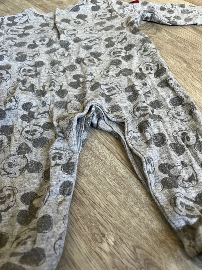 Bodies Disney Mickey gris taille 12-18 mois - photo numéro 2