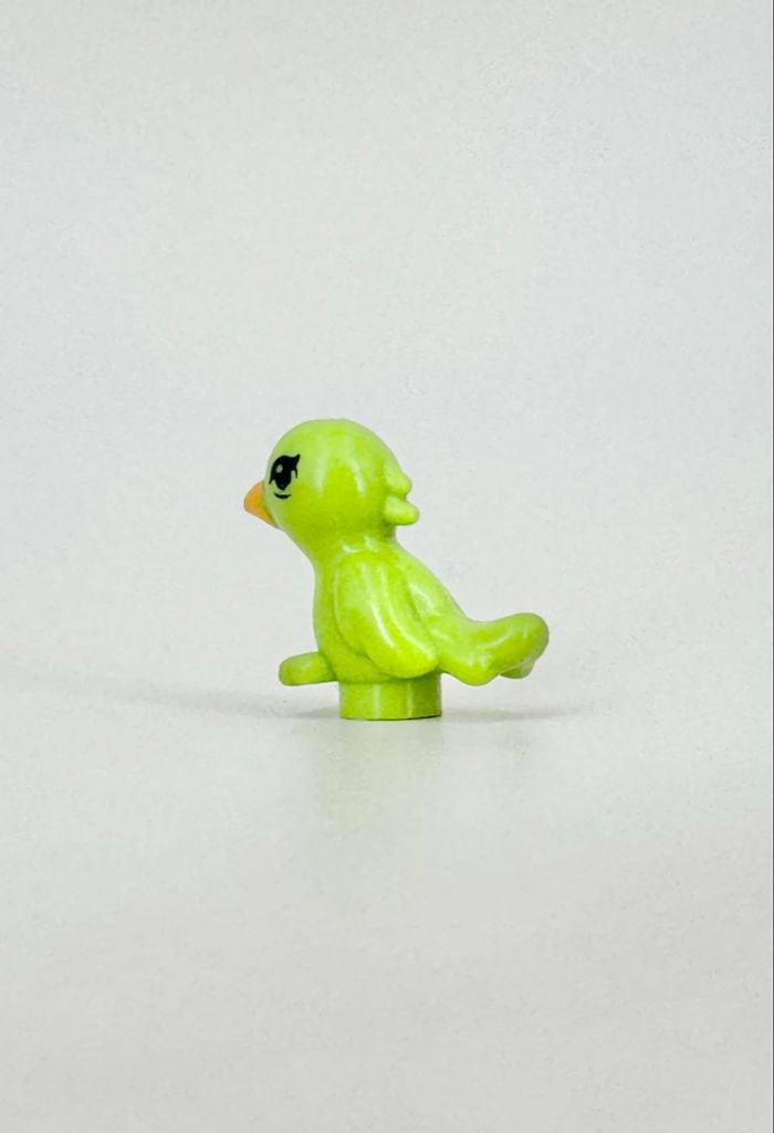 Lego Animaux Friends : Oiseau Vert Lime au bec orange - NEUF - photo numéro 3