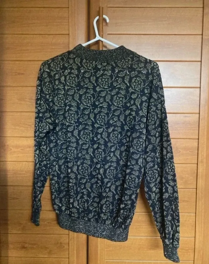 Pull femme m pailletée vintage - photo numéro 4