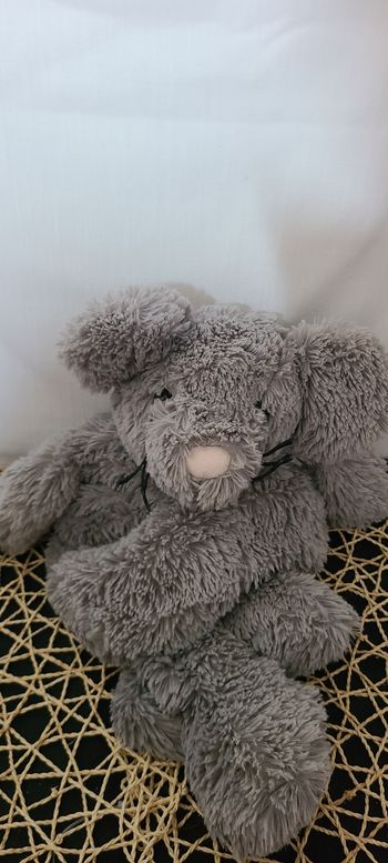 ETAM  DOUDOU SOURIS GRIS RANGE PYJAMA