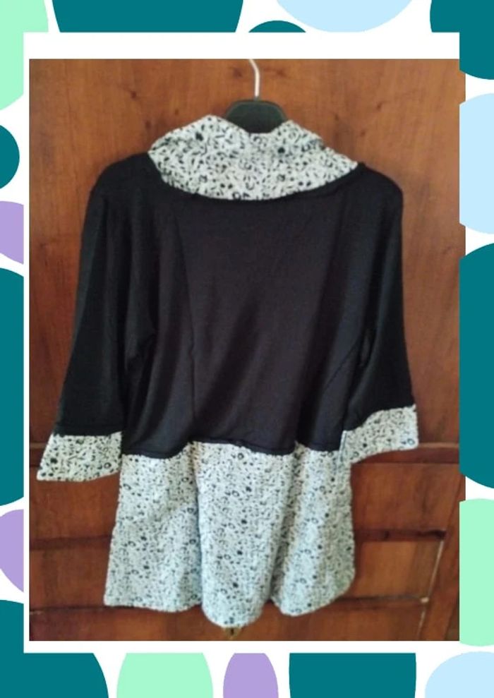 🧥 Blouse noire - manches 3/4 - Taille 40 - Streboski 🧥 - photo numéro 3