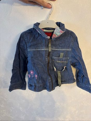 Petite veste fine en jean pour fille – taille 3 ans / 98 cm.