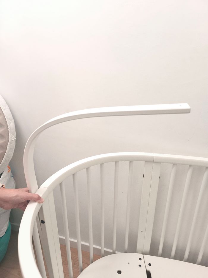 Berceau/lit évolutif blanc de la marque Stokke ( de 0 mois à 5 ans) - photo numéro 8