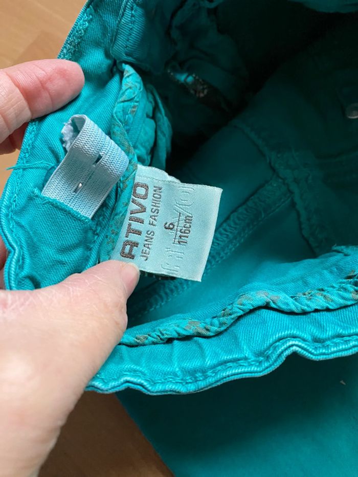 Pantalon jeans Ativo jeans Fashion Taille 6 ans - photo numéro 4