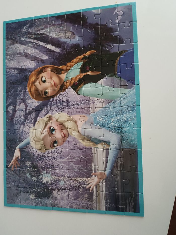 Multi puzzle reine des neiges - photo numéro 3