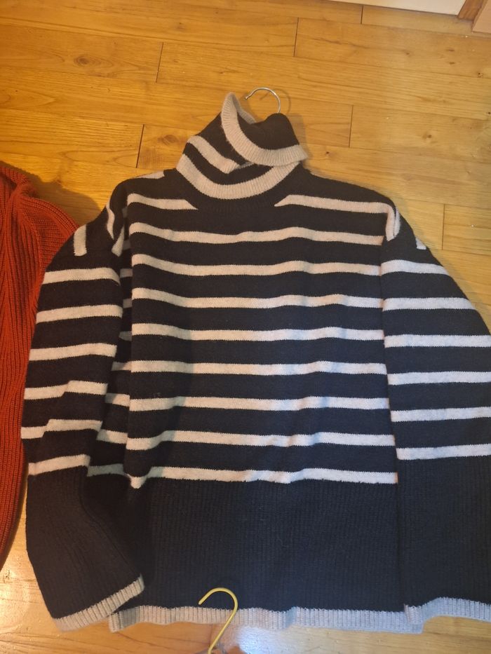 Lot 4 pulls femme dont un cardigan taille L - photo numéro 5