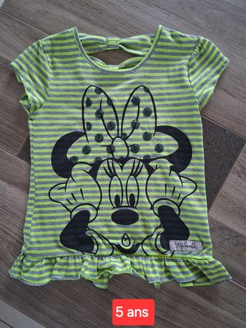 Tee shirt manches courtes 5 ans Minnie