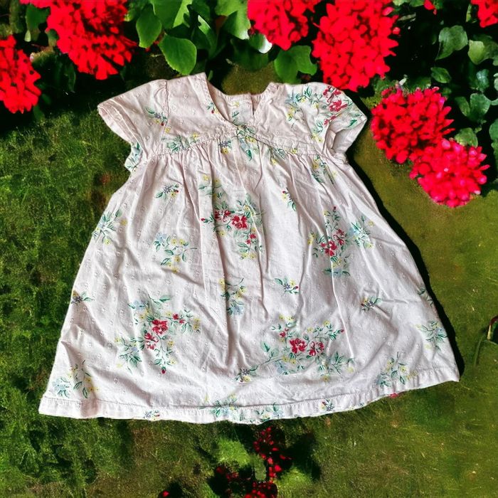 Lot 3 robes d'été Petit Bateau 12 mois TBE (18€) - photo numéro 4