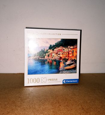 Puzzle 1000p Sunset on lake Como