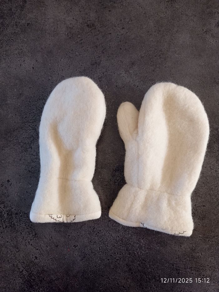 Moufles en mérinos pour la Laponie 5 ans - photo numéro 2
