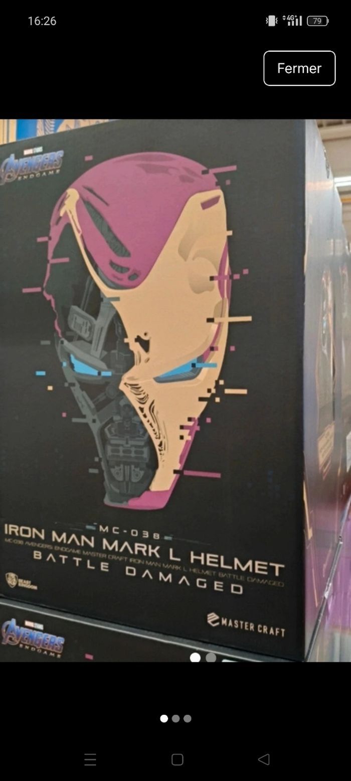 Casque Iron man édition limitée