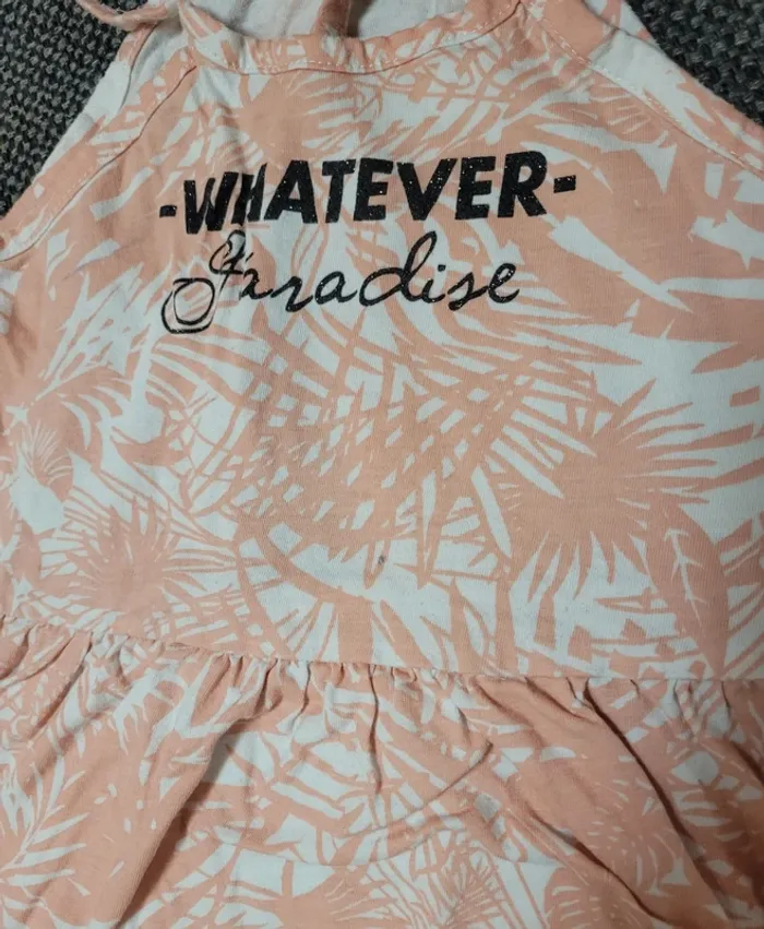 Robe légère motifs palmiers 3 ans - photo numéro 3