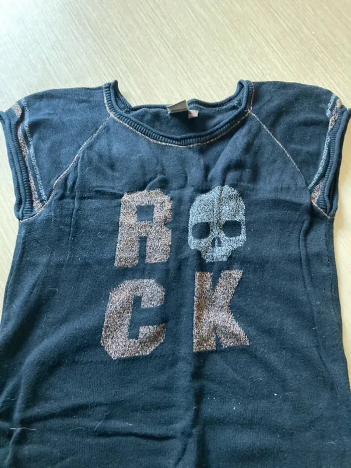 Robe pull Rock tête de mort - photo numéro 2