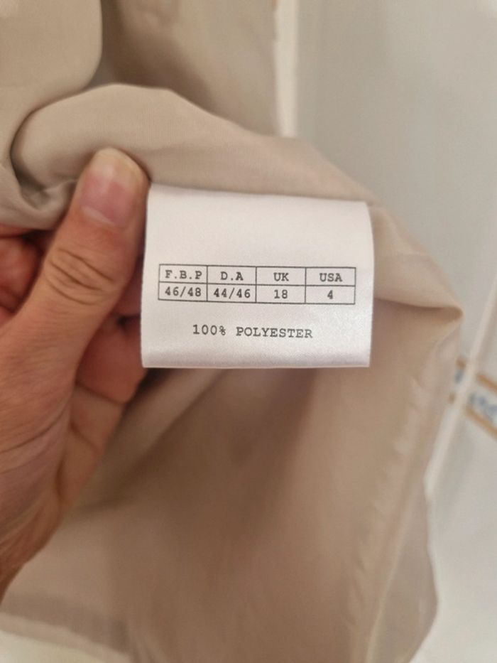 Imperméable trench léger beige femme berger du nord taille 46/48 - photo numéro 10
