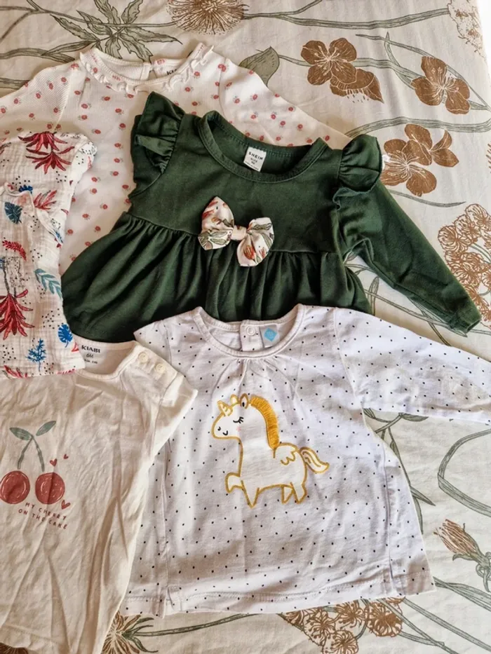 Lot 5 tee-shirt manches longues - photo numéro 3