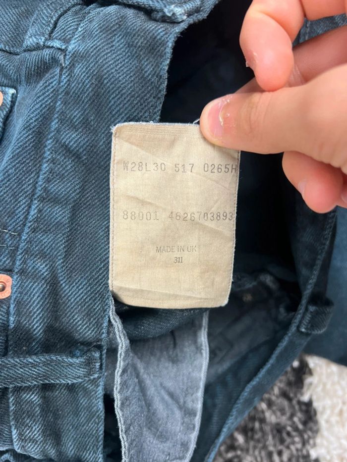 Jean Levis 517 02 noir délavé vintage 28x30 - photo numéro 16