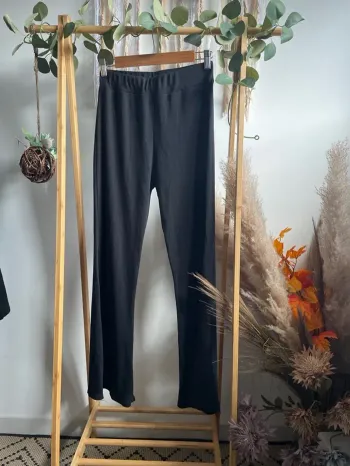 Pantalon noir flare S/36