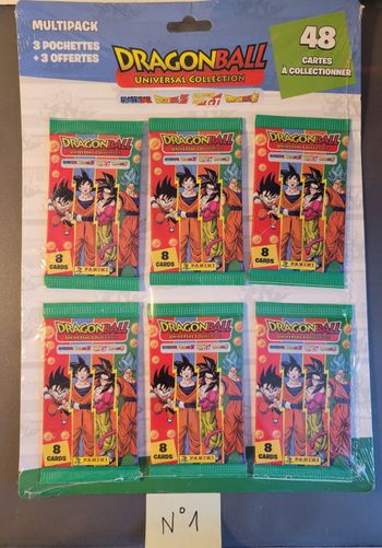 Dragon ball Z universal : Collection - Multipack 6 boosters Panini