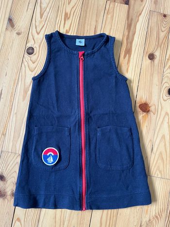 Robe marine Petit Bateau 4 ans