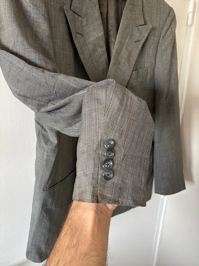 Veste blazer croisée Burberrys’ à carreaux – Taille L – Vintage - photo numéro 10