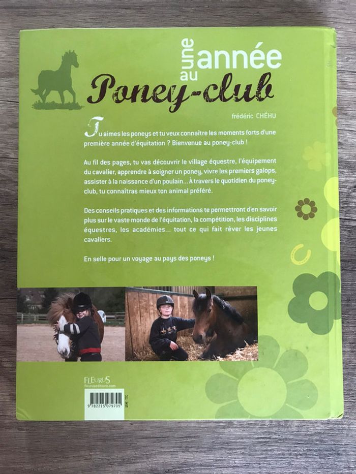 Livre « Une année au poney-club » Éditions Fleurus - photo numéro 2