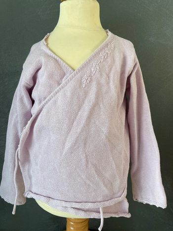 Gilet bébé cache cœur