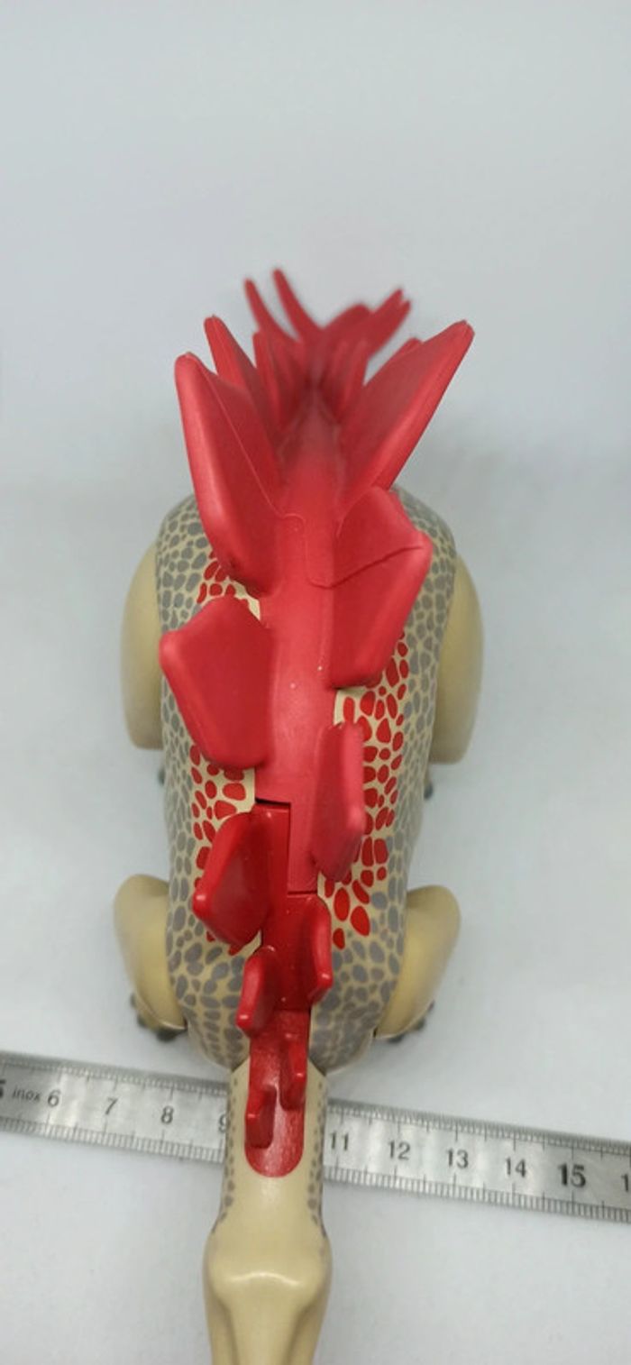 Dinosaure stégosaure beige et rouge playmobil - photo numéro 9