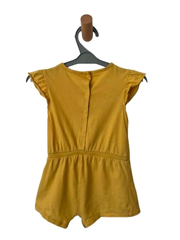 Combishort jaune moutarde - Vertbaudet 12 mois (74cm) - photo numéro 3