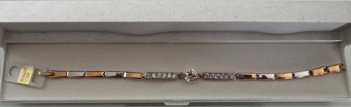 Bracelet femme plaqué or neuf
