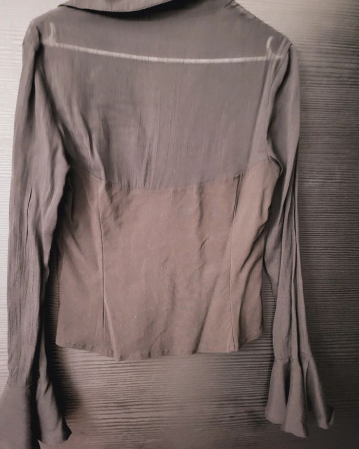 Magnifique blouse sexy avec laçage et jeux de transparence taille M /l - photo numéro 5