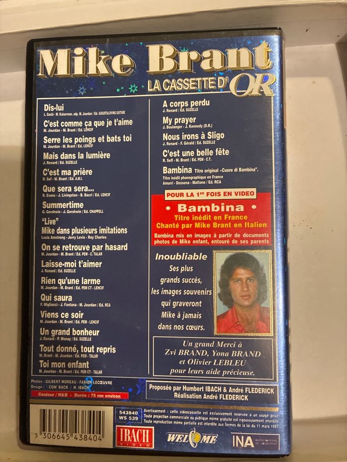 Coffret d’or cassettes Mike brant - photo numéro 7