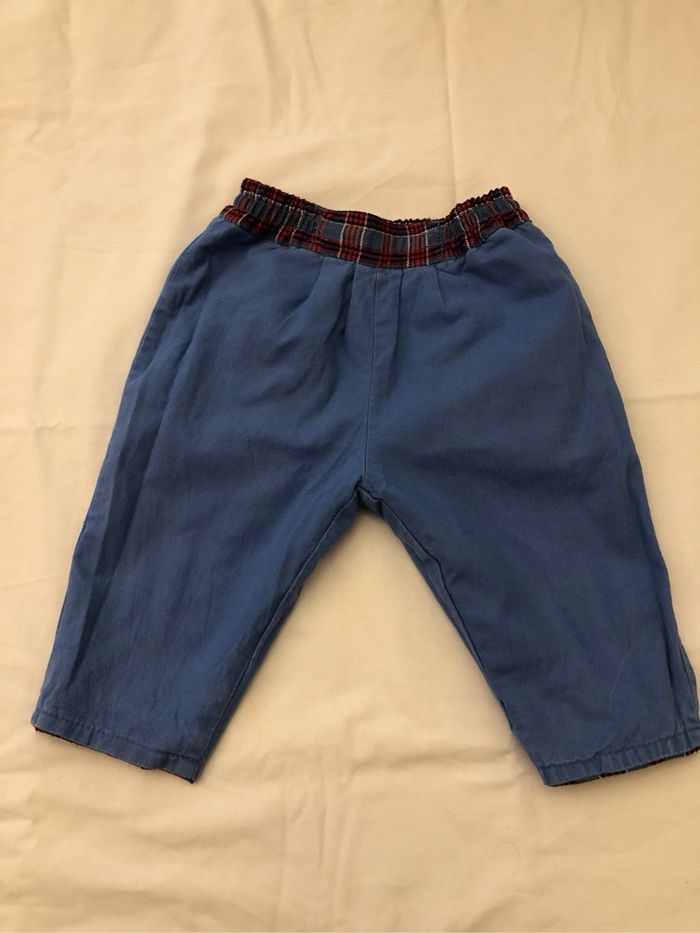 Pantalon écossais à doublure - photo numéro 4