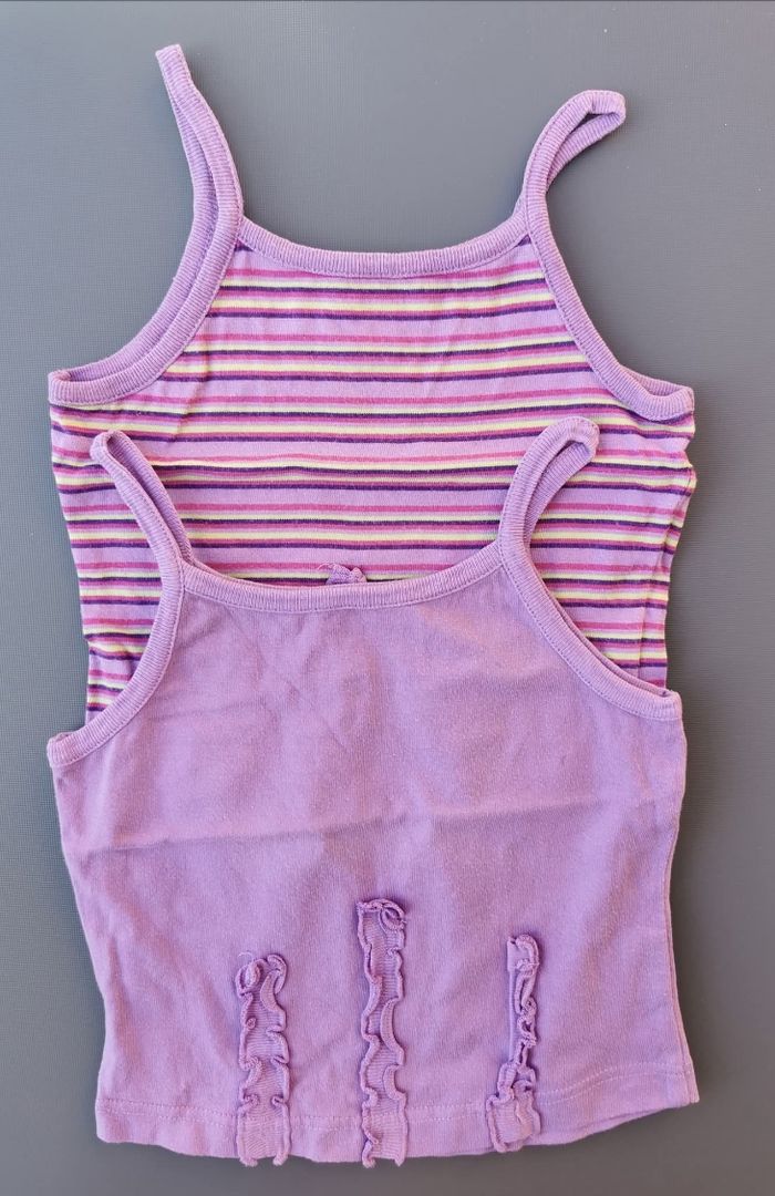 Lot de 2 débardeurs 12 mois fille Kimbaloo