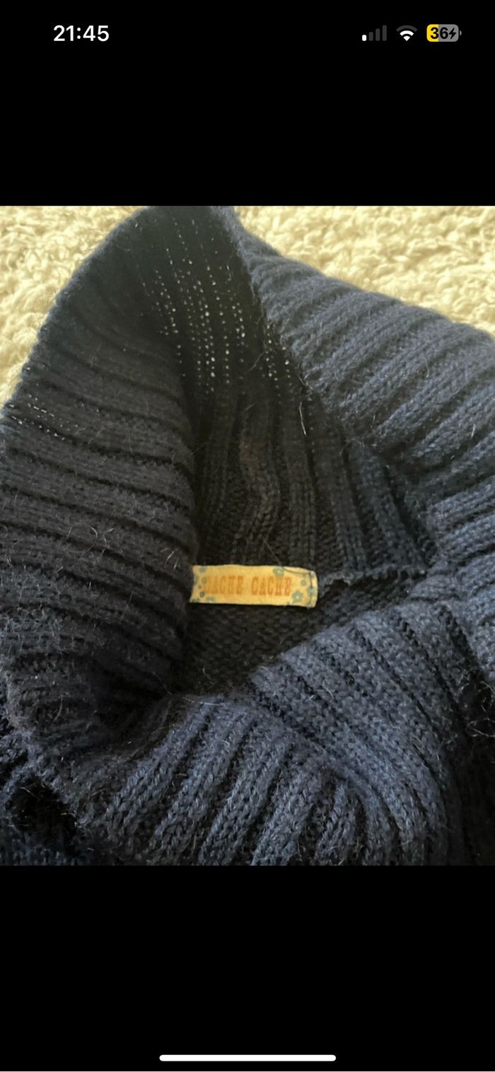 Pull col roulé taille L - photo numéro 3