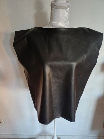Blouse similicuir