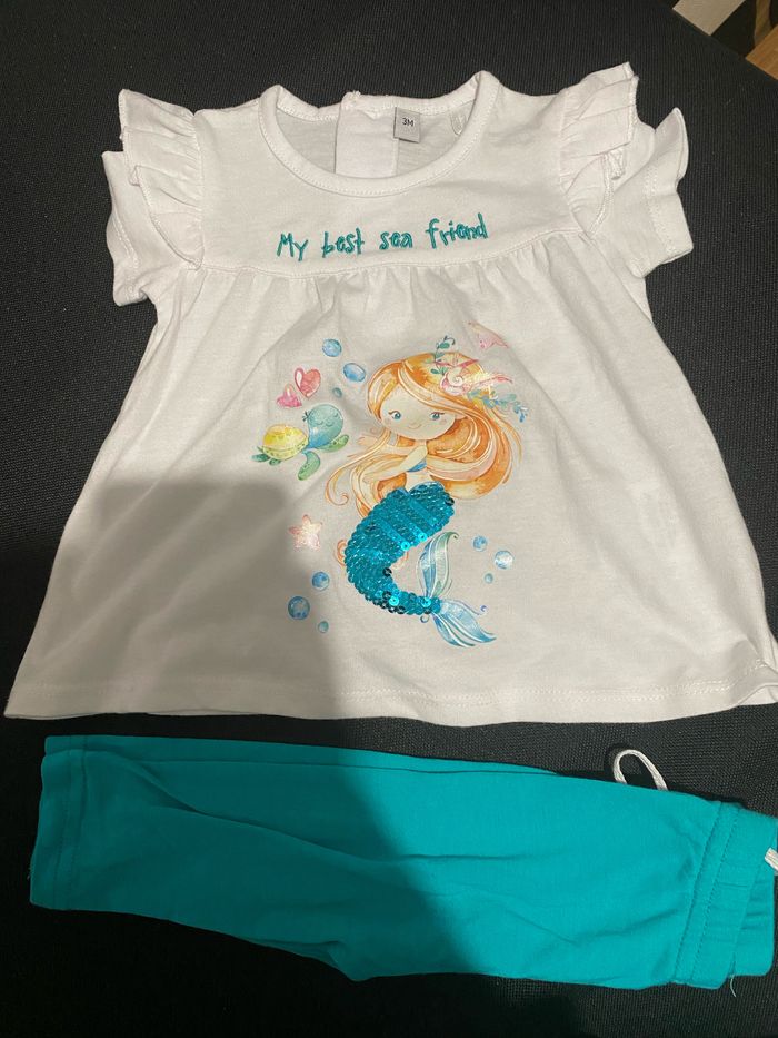 Ensemble fille 3 mois