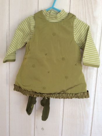 Ensemble robe + t-shirt + collant