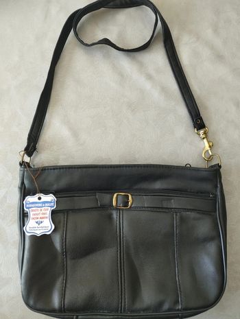 Sac à main vintage en croûte de cuir neuf
