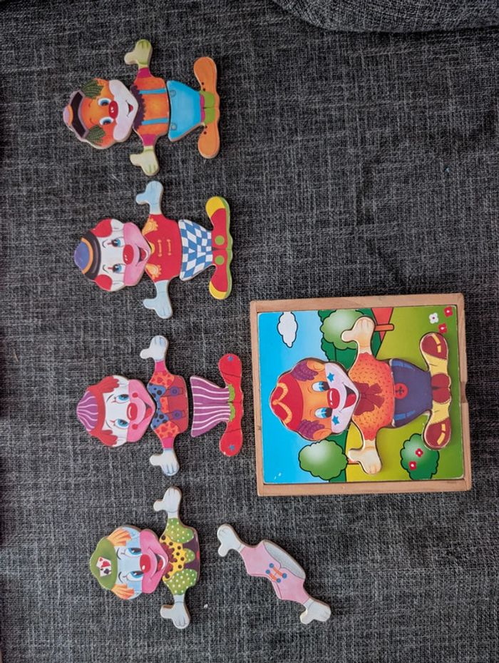 Lot de 2 puzzle bois. - photo numéro 3