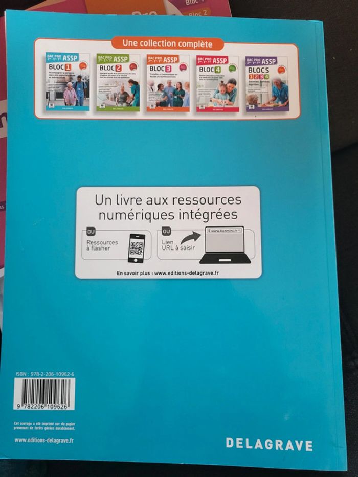 Livre scolaire pour ASSP - photo numéro 2