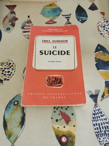 Le suicide Émile durkheim