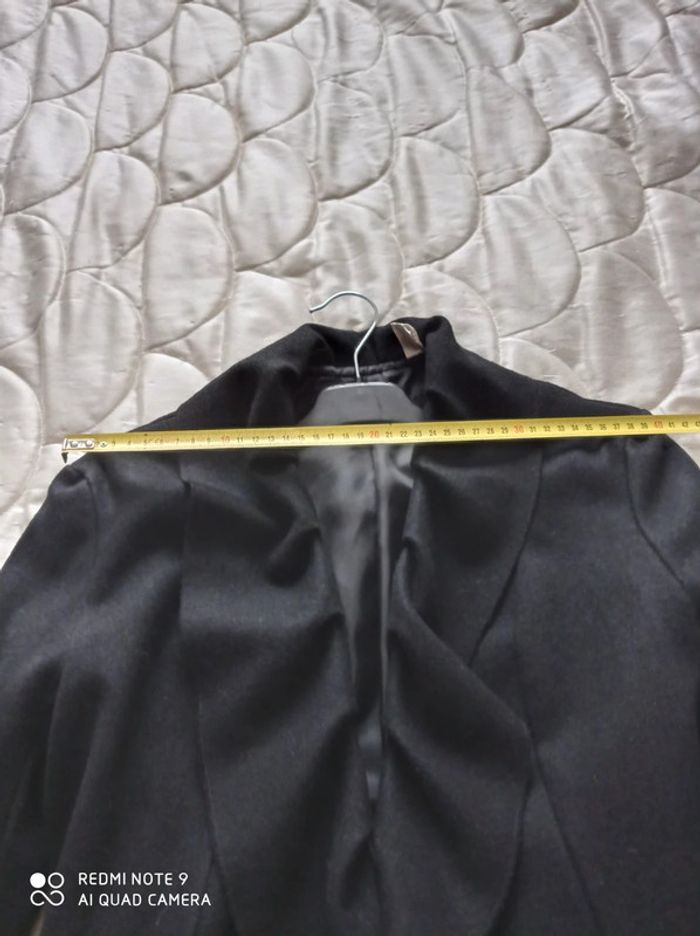 Manteau à volants avec laine - photo numéro 6