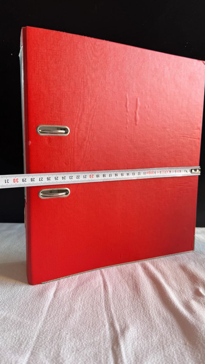 Classeur à levier Exacompta Rouge - photo numéro 10